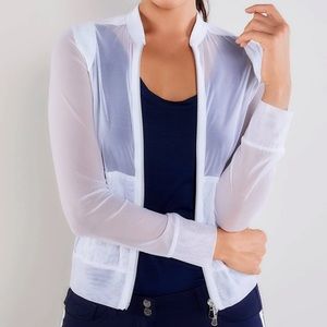 Mesh white Jacket